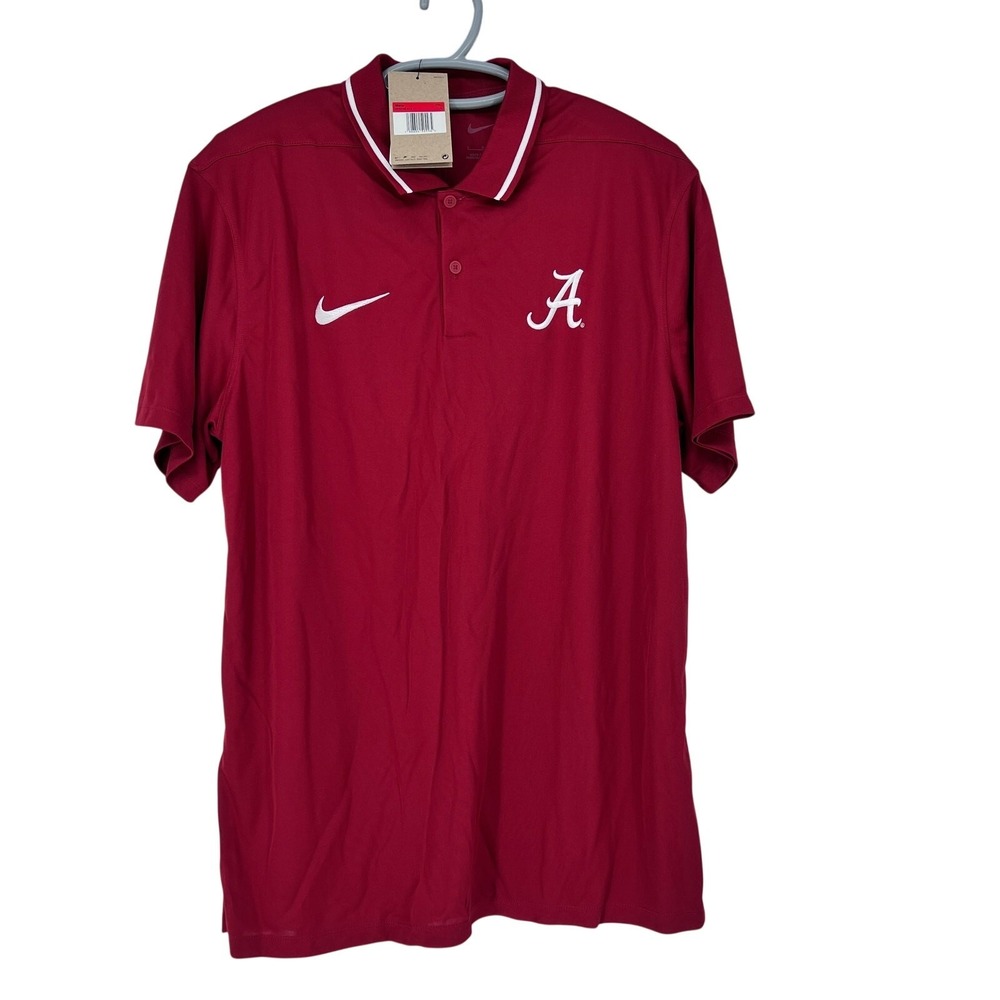 Alabama Crimson Tide Nike Team Polo Size Large DV6748-613 NWT